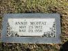Headstone for Annie Moffat