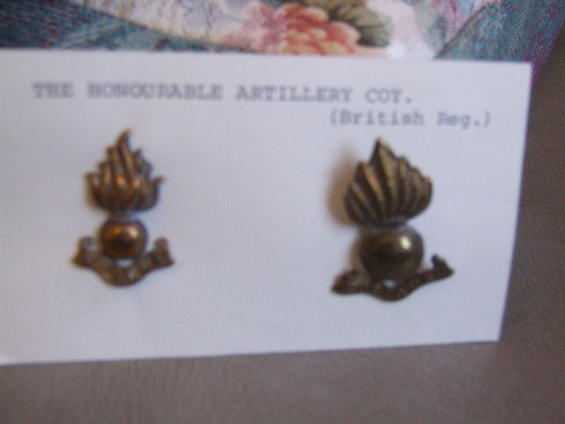 Artillery Company Badges