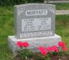 Headstone for Alexander Fraser Moffatt and Elizabeth Mary Nelson