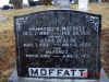 Headstone of Hammond A Moffatt, his wife Jessie Beaton, and one of their sons, Milford E Moffatt