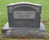 Headstone of Martha E Basham